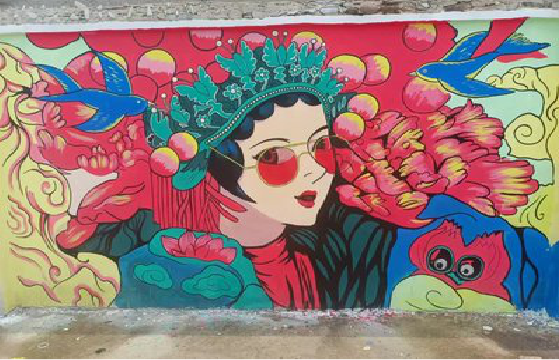 随县墙体彩绘-网红墙