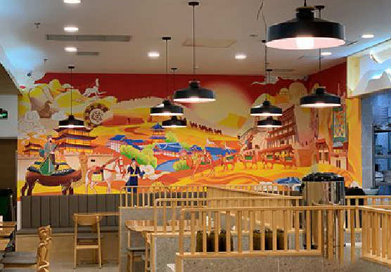 随县商业空间彩绘介绍。