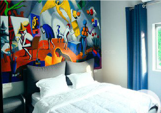 随县对于酒店的墙体彩绘而言更注重哪些方面？