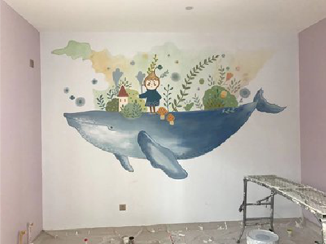 随县手绘墙的特点及优势。