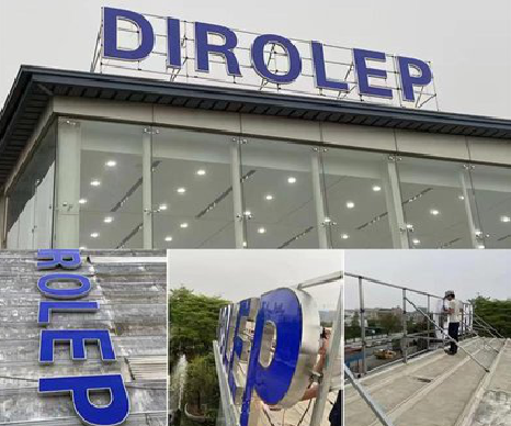 随县楼顶发光字安装的注意事项。